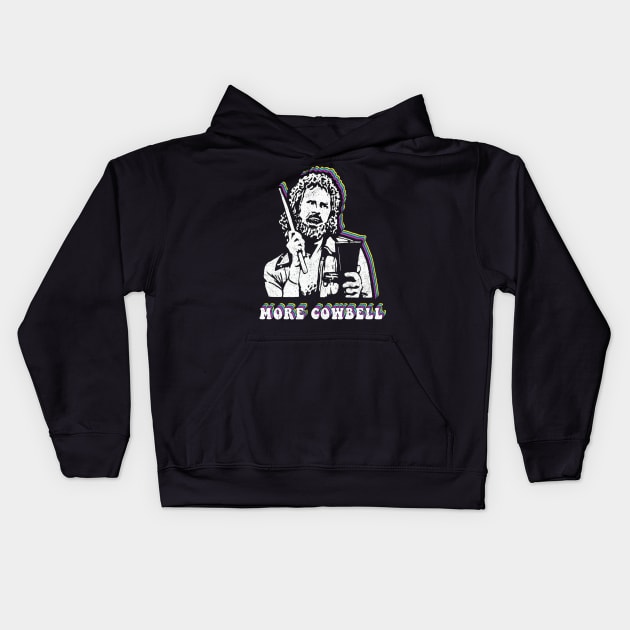 More cowbell Kids Hoodie by JennyPool